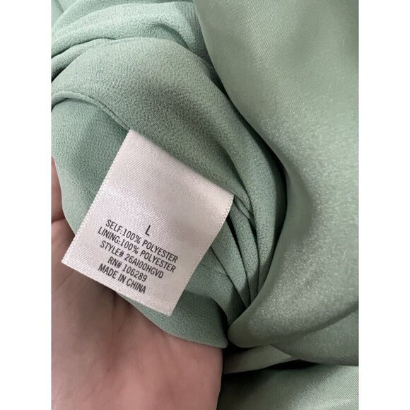 NWT Francesca’s Green Romper Pockets Mint Size Large - Picture 9 of 10